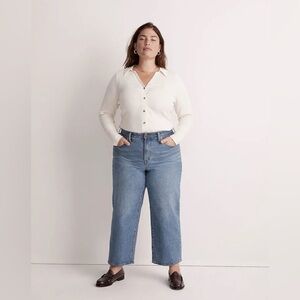 Madewell Curvy 90s Straight Crop Jeans 24